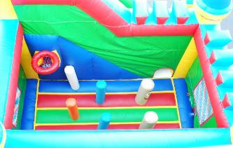 Interior of Activity Castle Combo rental